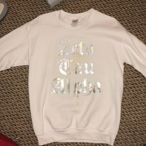Zeta Tau Alpha holographic sweater